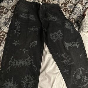 YoungLa Graphic Street Jeans